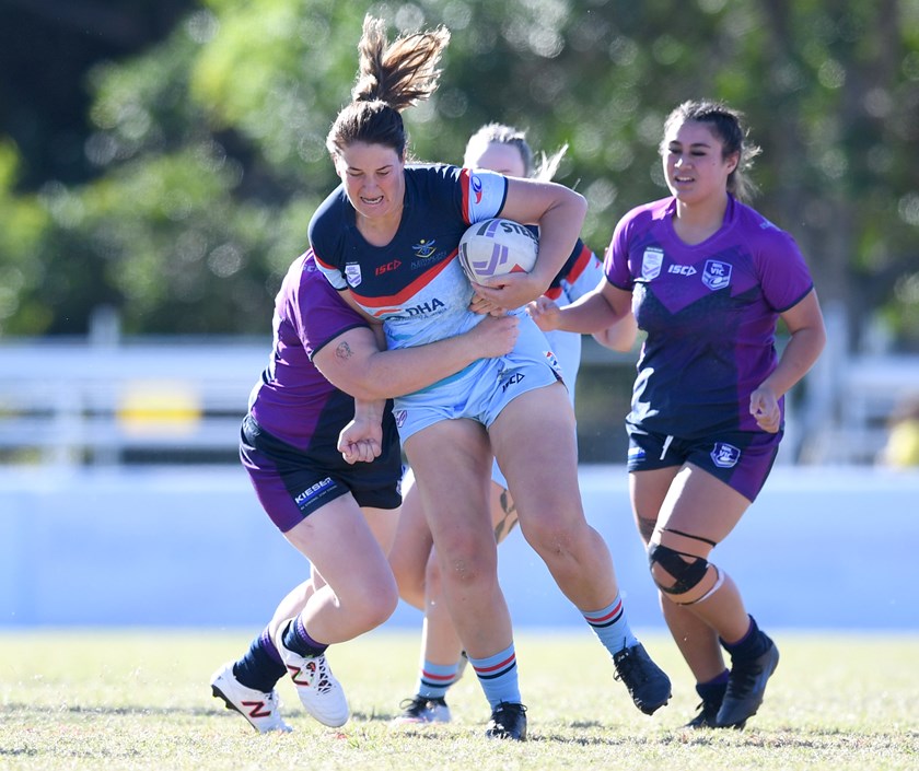 The Australian Defence Force team were strong against Victoria.