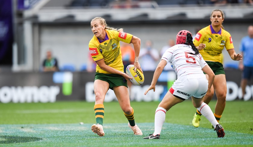 Brigginshaw is the leading points scorer in Jillaroos history with seven tries and 16 goals.