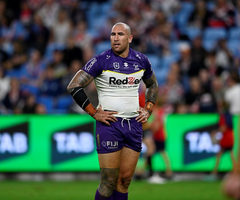 Storm star Nelson Asofa-Solomona has been frustrated with speculation over his future.
