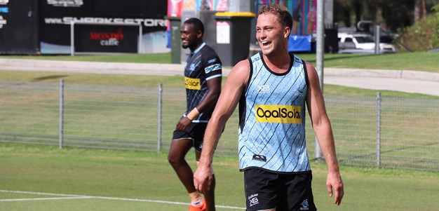 New Shark Moylan happy to leave fullback to Holmes