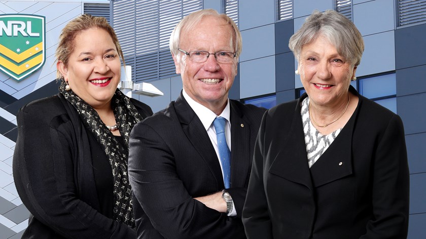 Megan Davis, Peter Beattie and Catherine Harris.