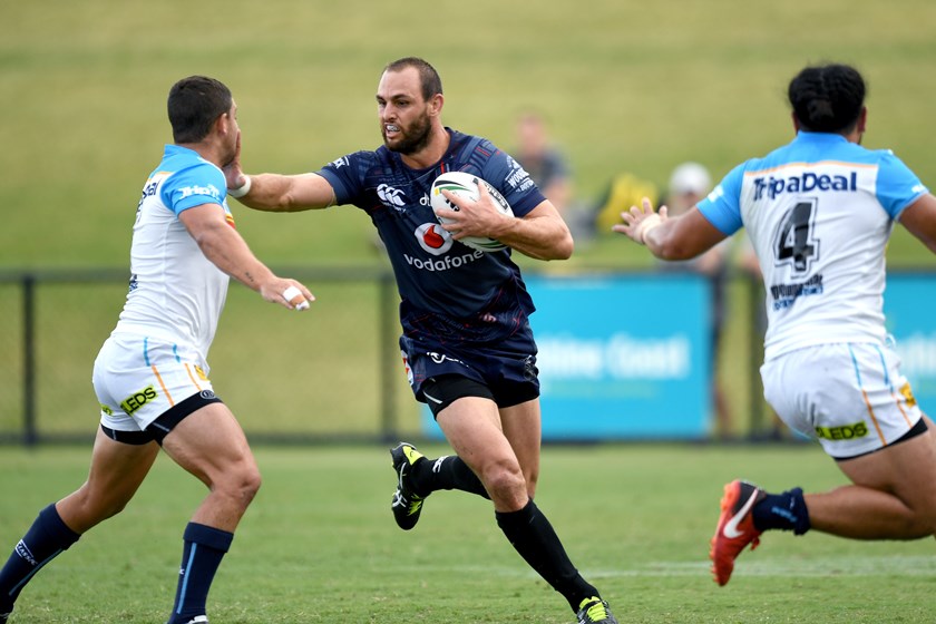 Warriors back-rower Simon Mannering.