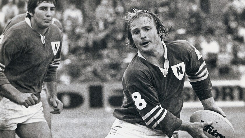 Paul Hayward playing for the Jets.