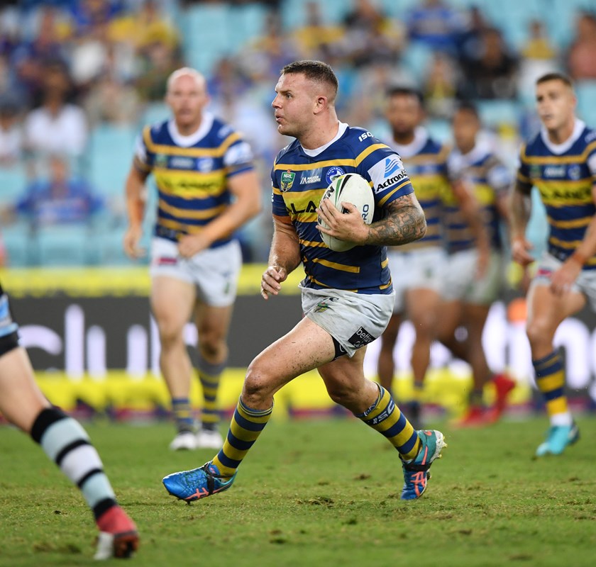 Parramatta Eels lock Nathan Brown.