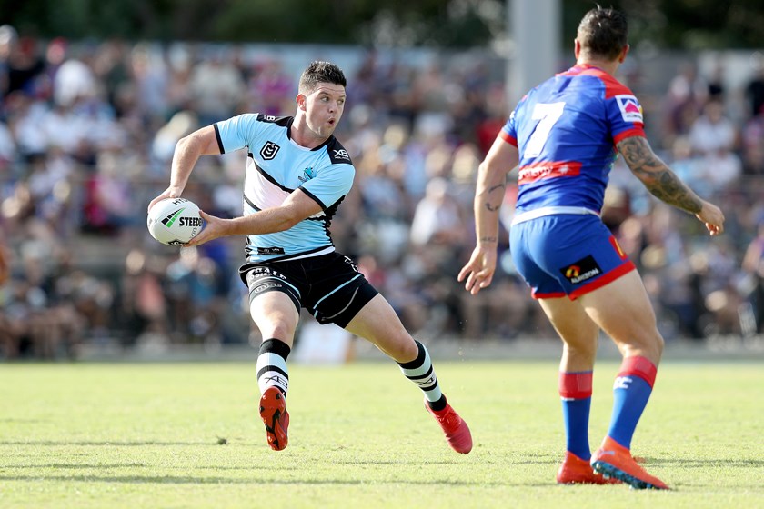 Sharks halfback Chad Townsend.