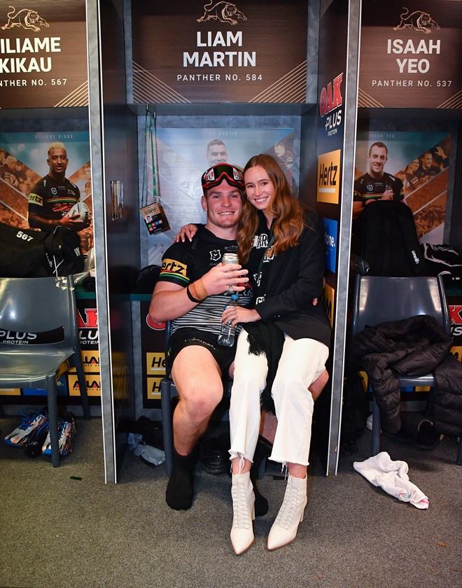 The Panthers had Top Gun-themed posters for each player in their dressing room at the 2022 Grand Final 