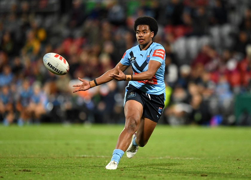 Wests Tigers playmaker Losana Lutu starred for NSW in the 2023 U19s State of Origin