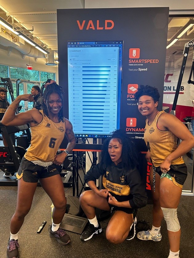MarCaya Bailous with Scout Cheeks and Nira Fowler at the 94ddz.combine