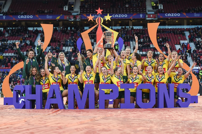 The Jillaroos won the 2022 World Cup in England but didn't get to play the host nation.