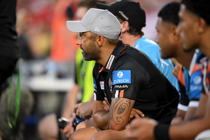 Wests Tigers coach Benji Marshall knows the pressure Lachlan Galvin is feeling.
