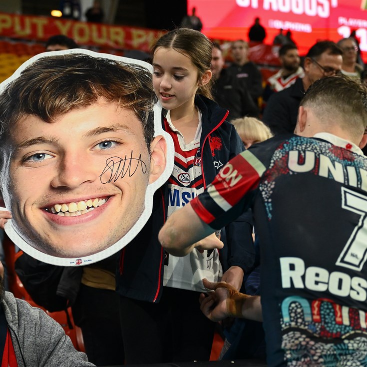 Sam's all smiles as Roosters' finals charge gathers steam