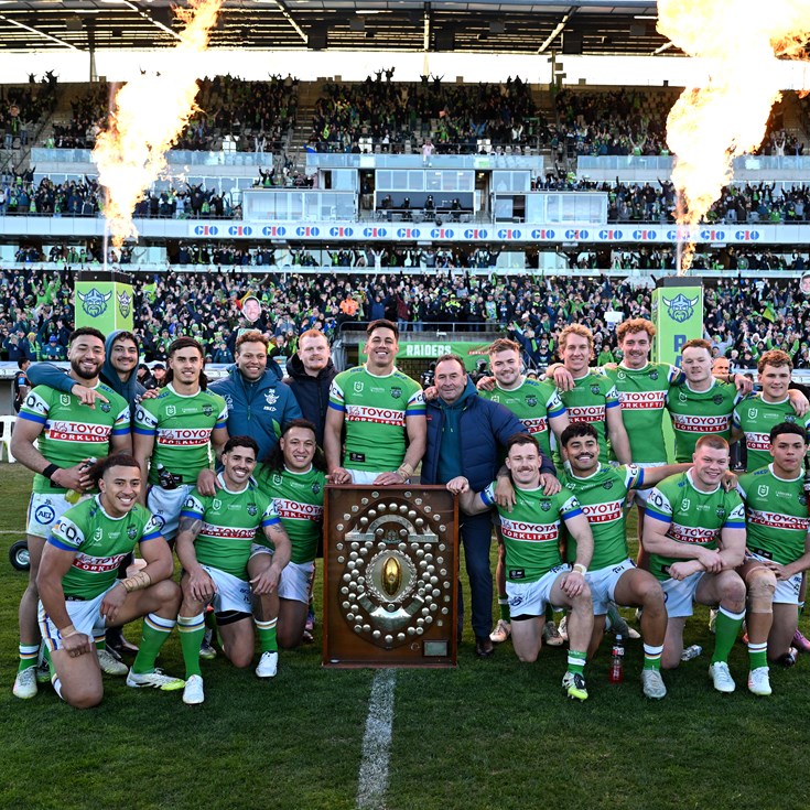 No.1 guns: Green Machine powers to first minor premiership in 35 years