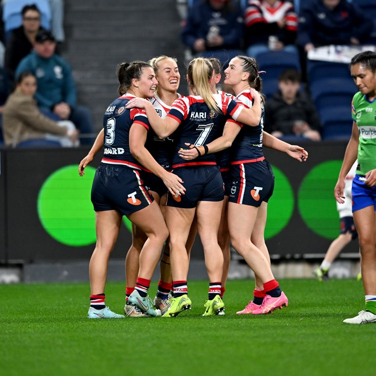 As it happened: Roosters flex muscles over Raiders